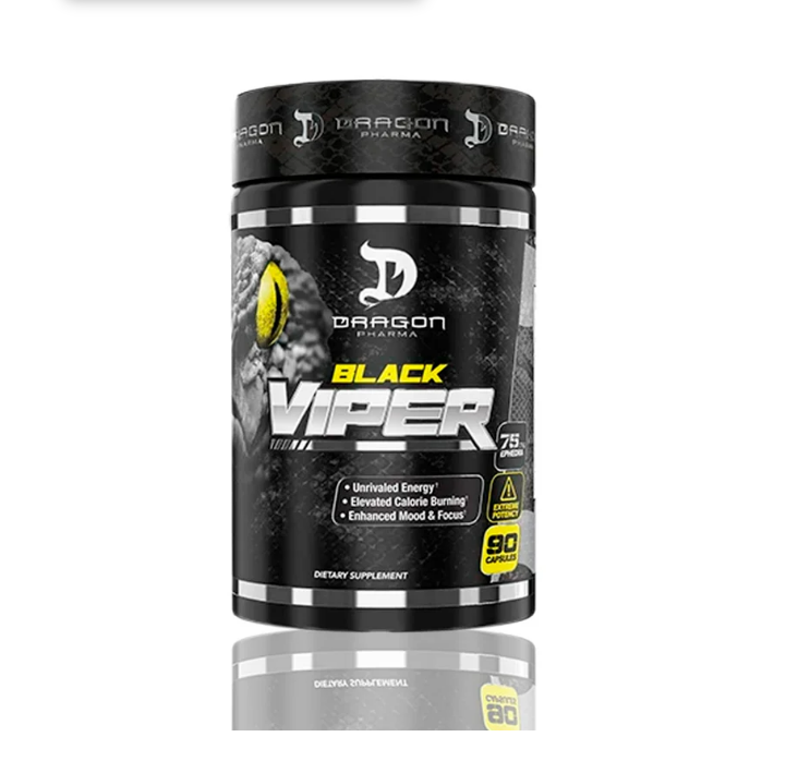 QUEMADOR GRASA DRAGON PHARMA BLACK VIPER 90 CÁPSULAS
