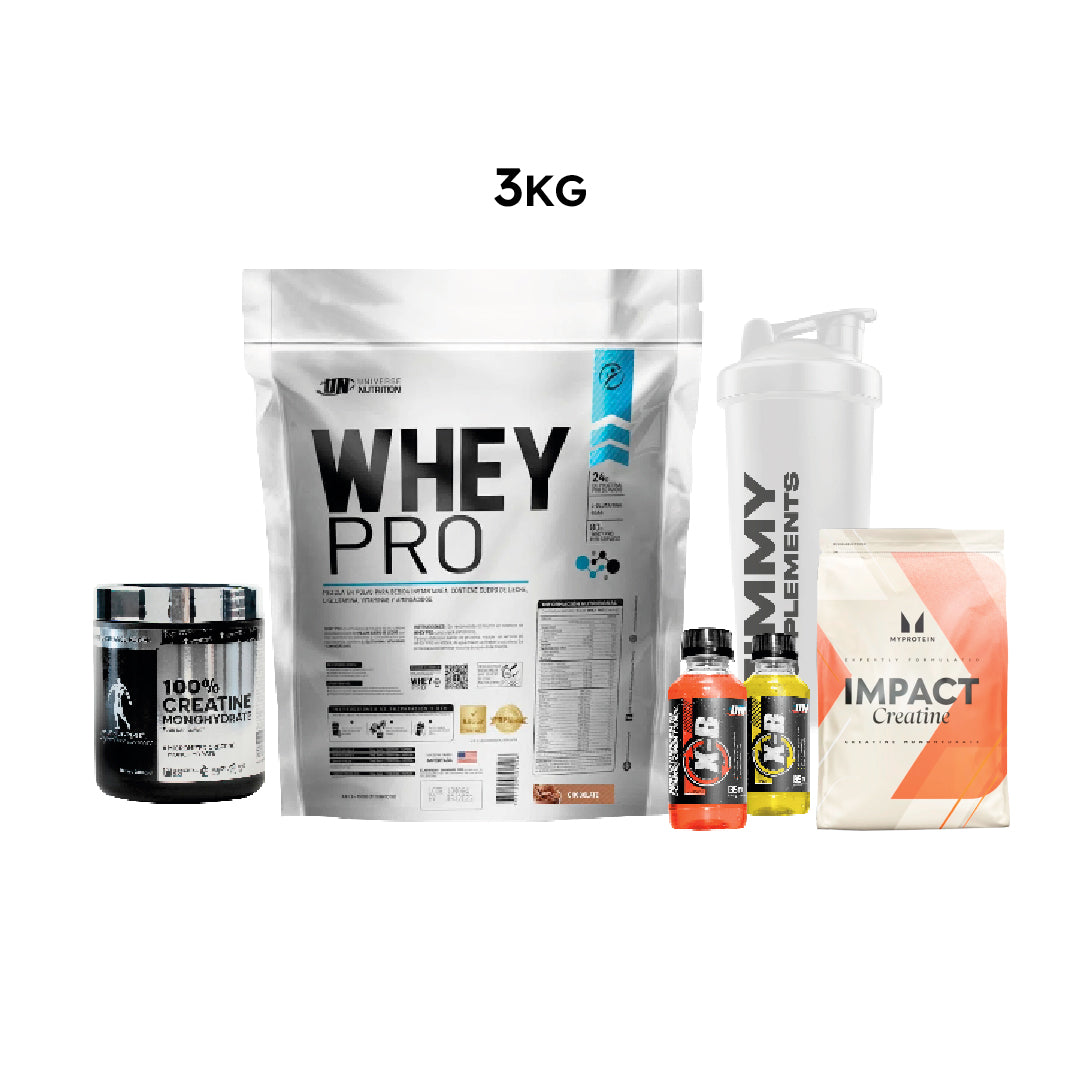 PACK WHEY PRO 3kg