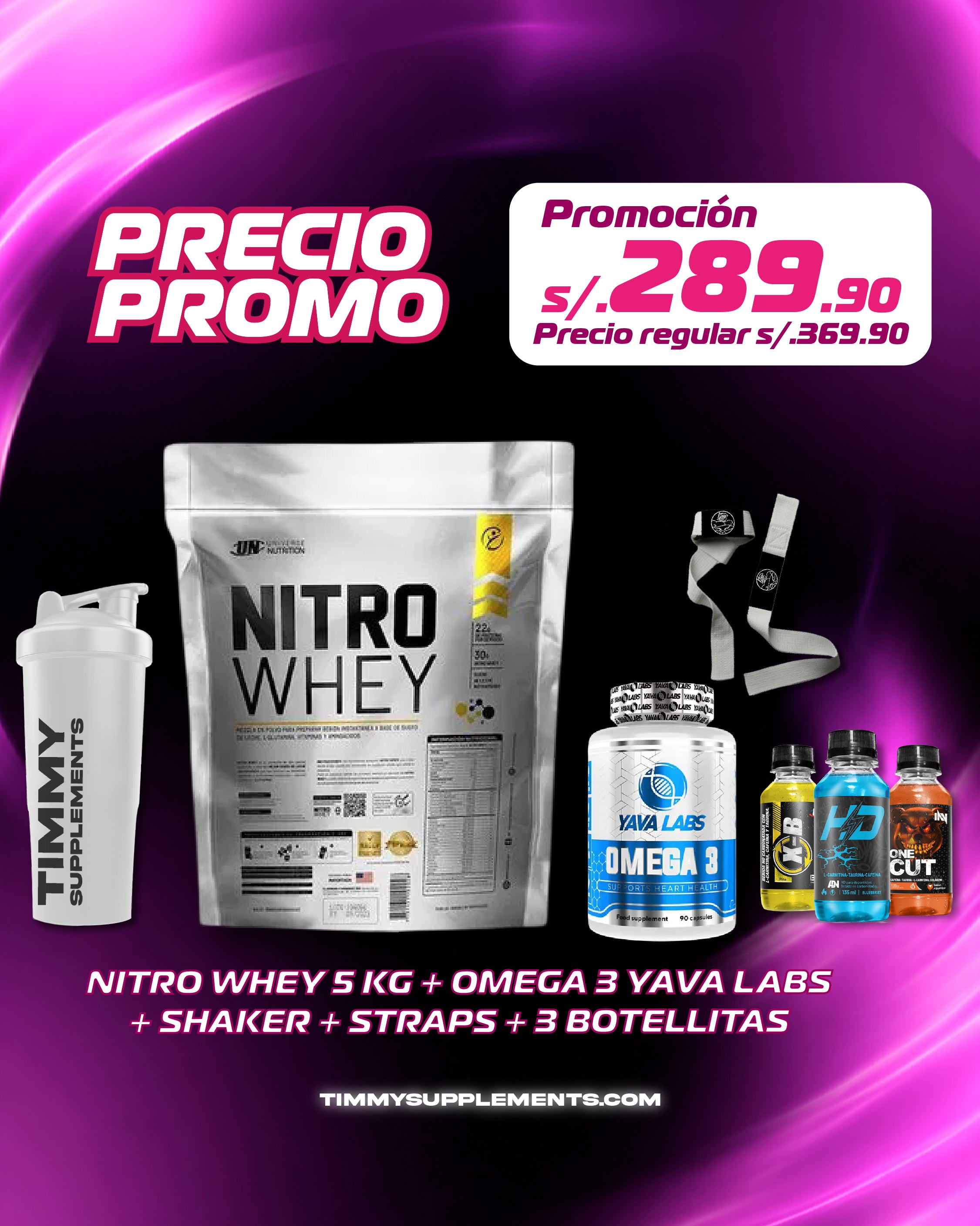 NITRO WHEY 5KG + OMEGA 3