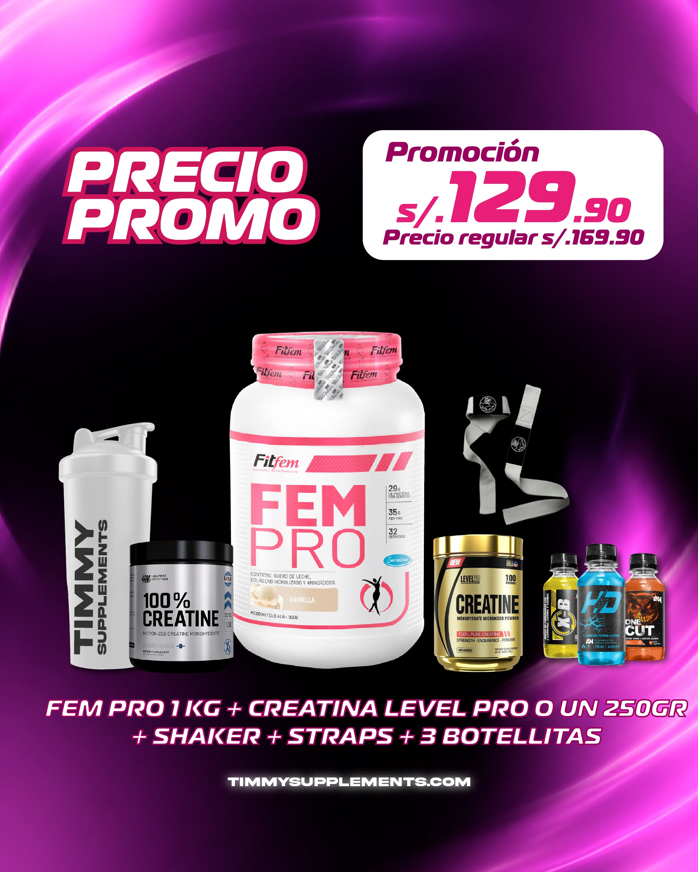 FEM PRO + CREATINA 250 GR