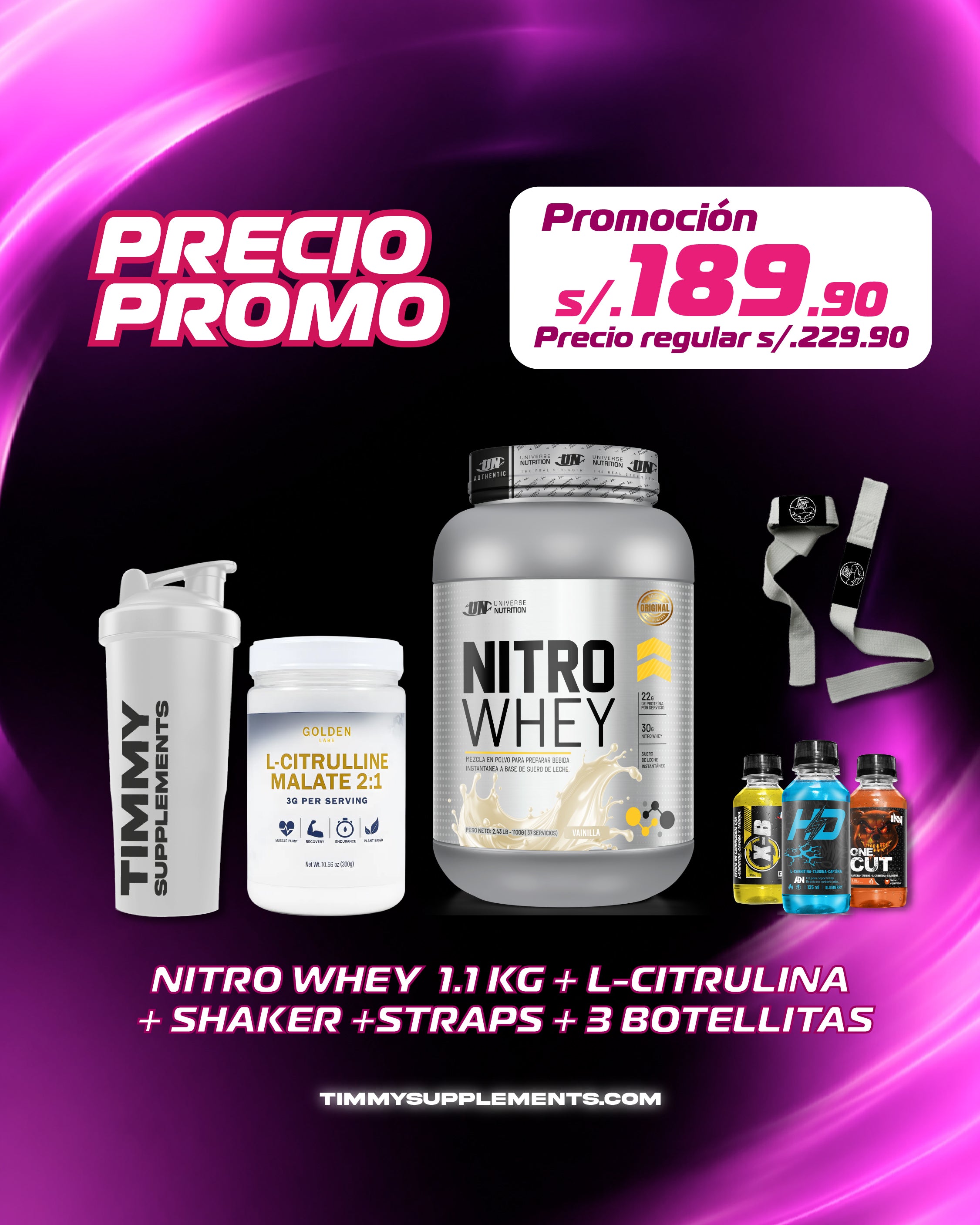 NITRO WHEY 1,1KG + L-CITRULINA