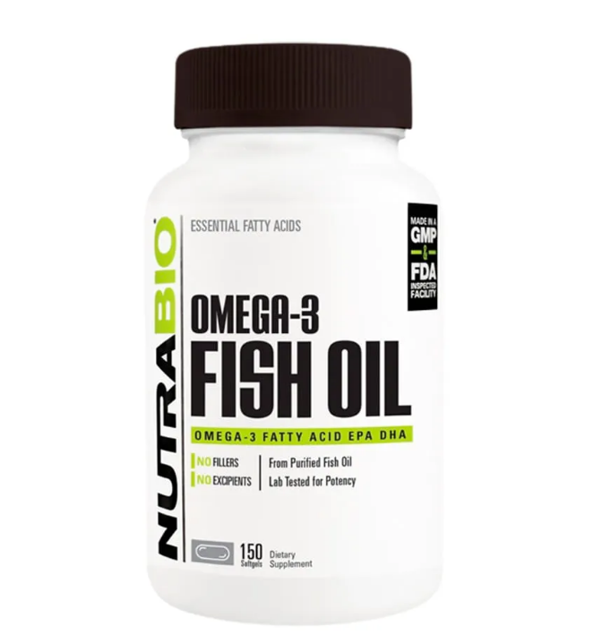 OMEGA 3 NUTRABIO FISH OIL 150 CÁPSULAS