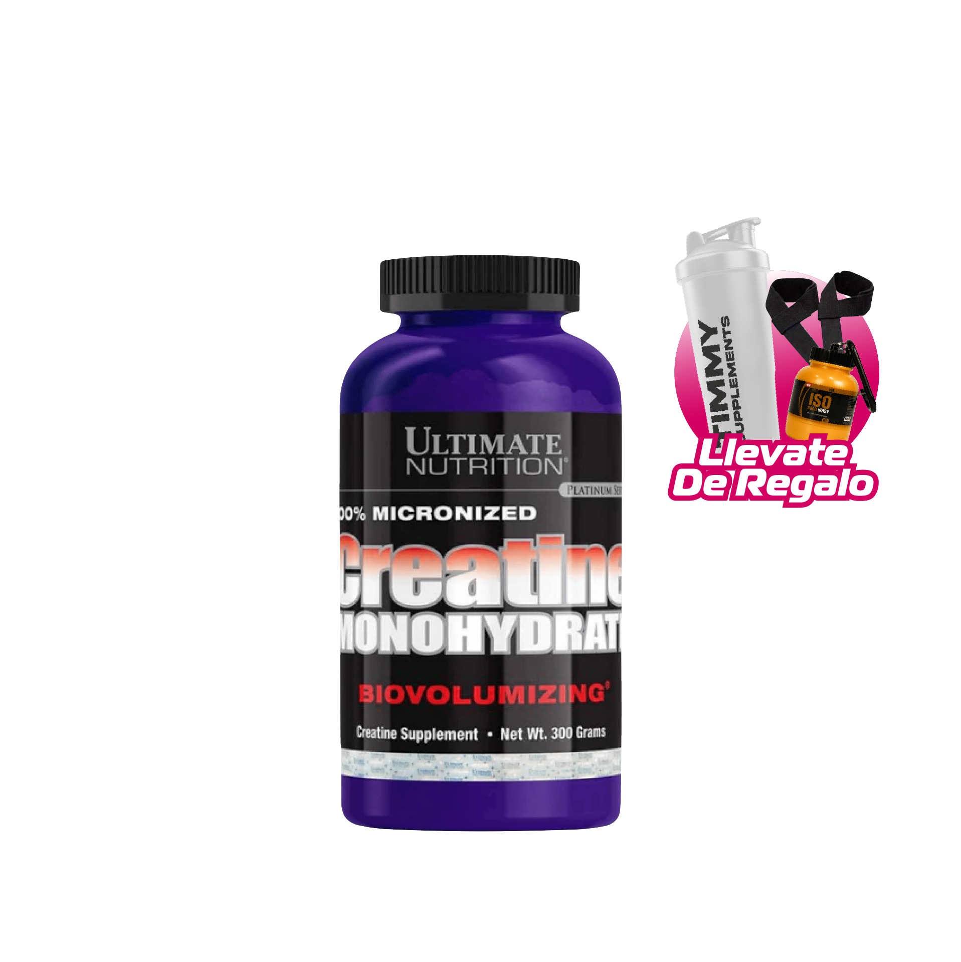 CREATINA MONOHIDRATADA 300 GR - ULTIMATE NUTRITION