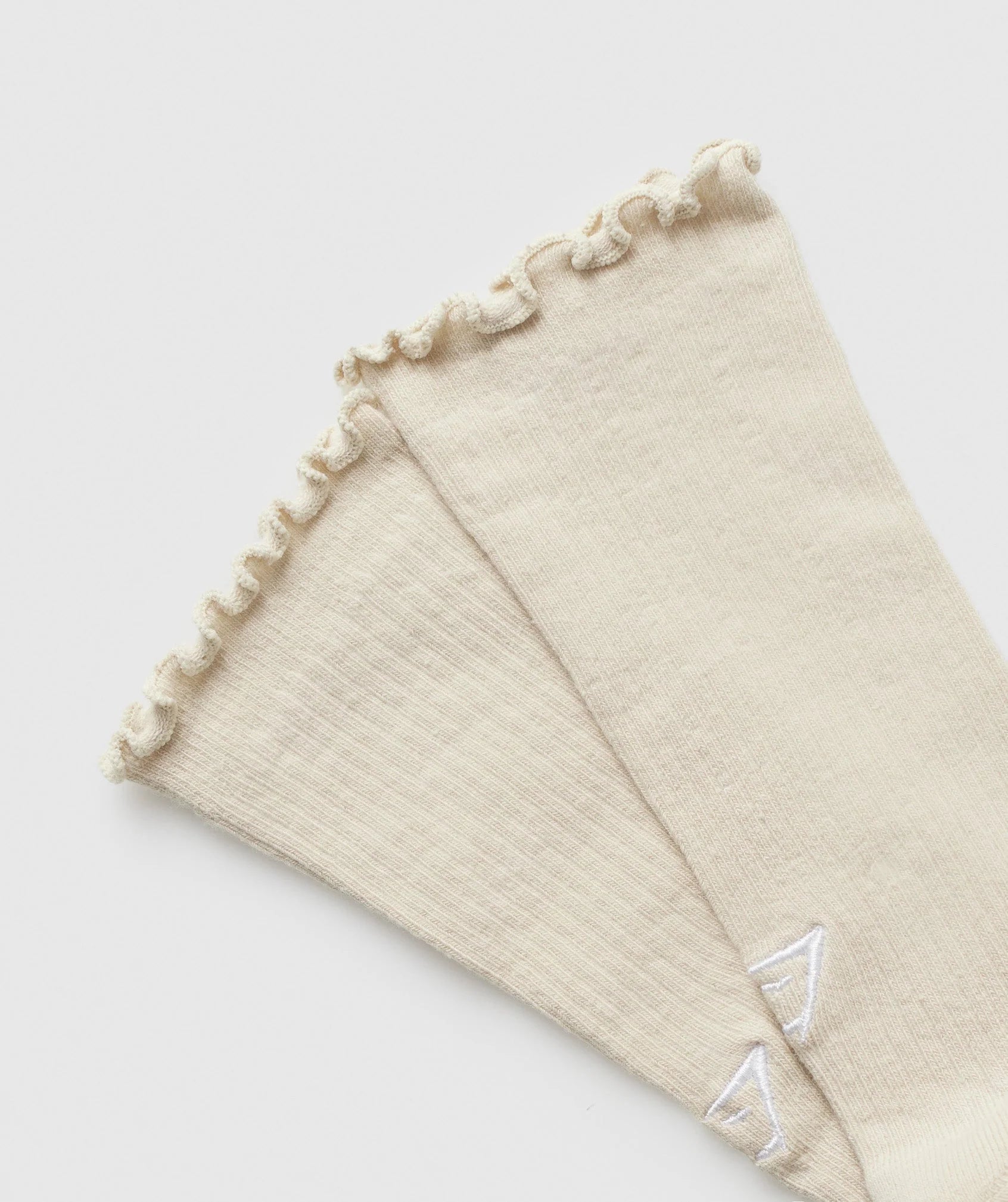 frill crew single sock