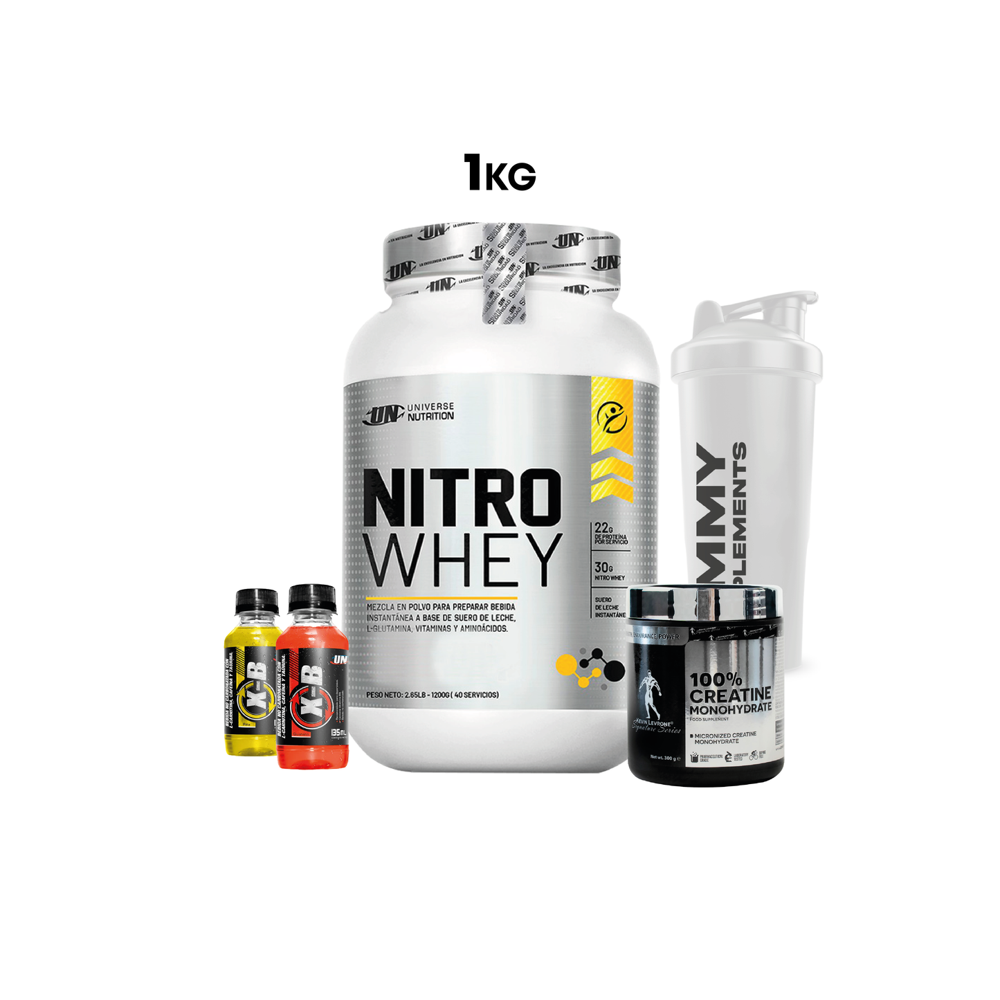 PACK NITRO WHEY PRO 1kg