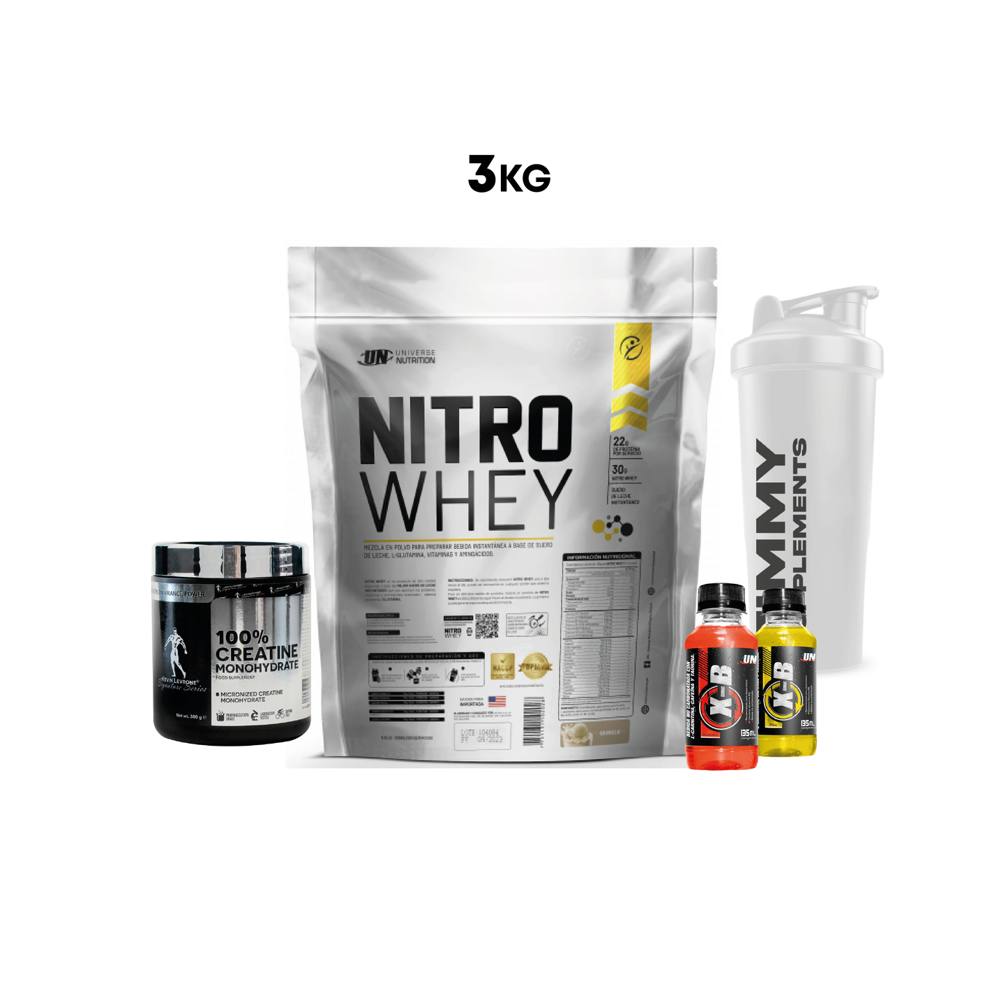 PACK NITRO WHEY 3KG