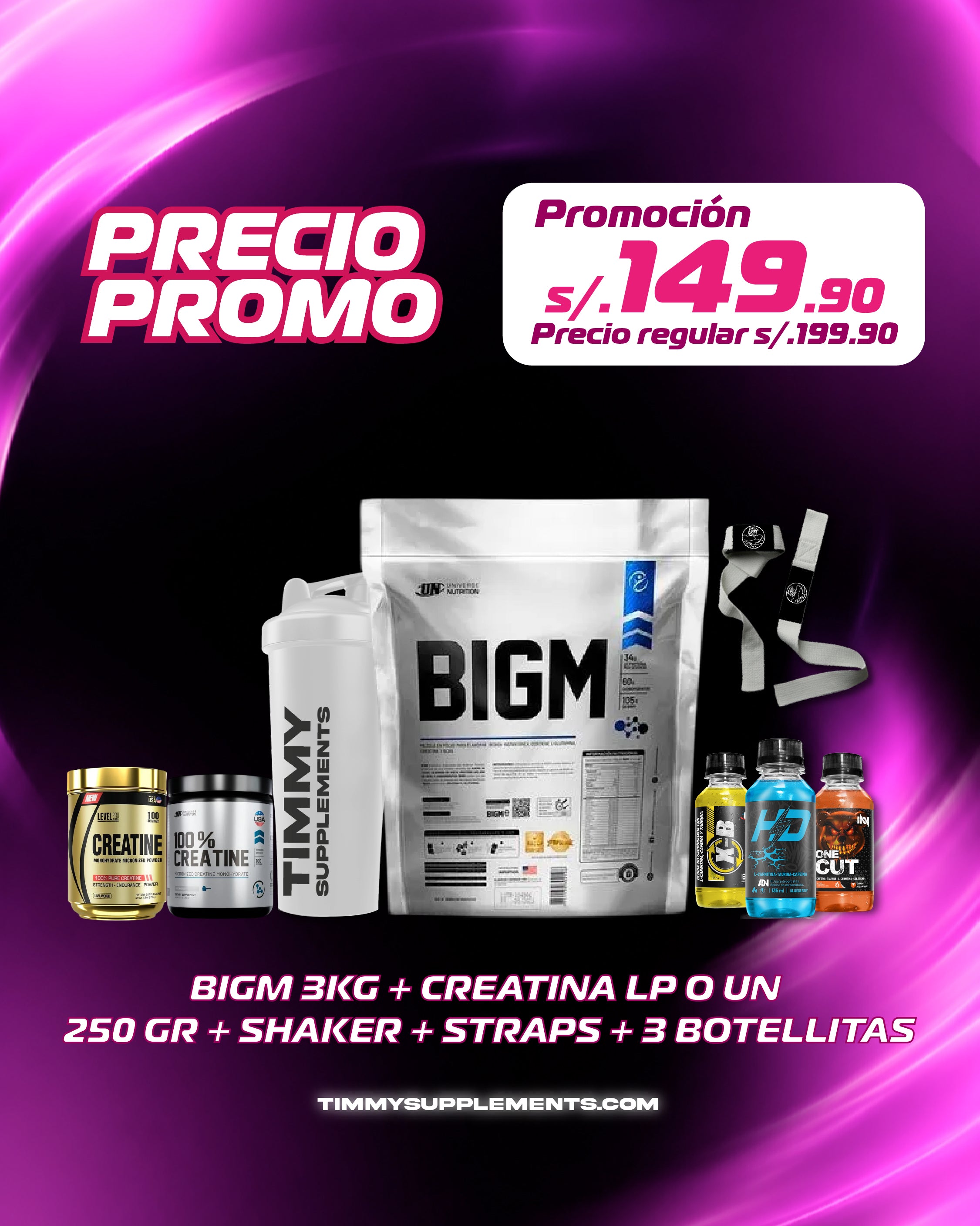 BIGM 3KG + CREATINA 250 GR