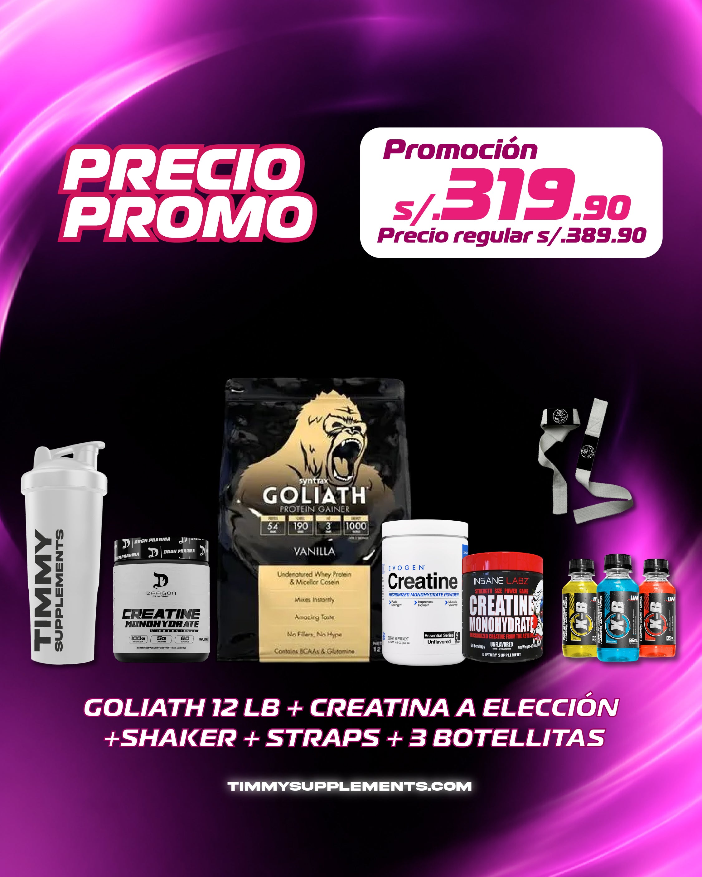GOLIATH 12LB + CREATINA 300GR