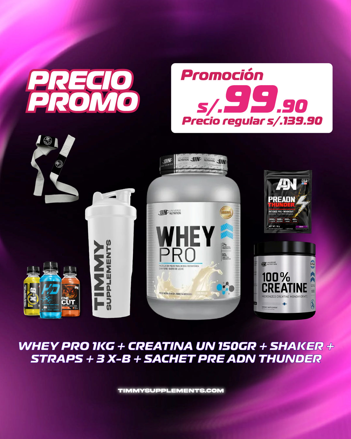 WHEY PRO 1KG + CREATINA