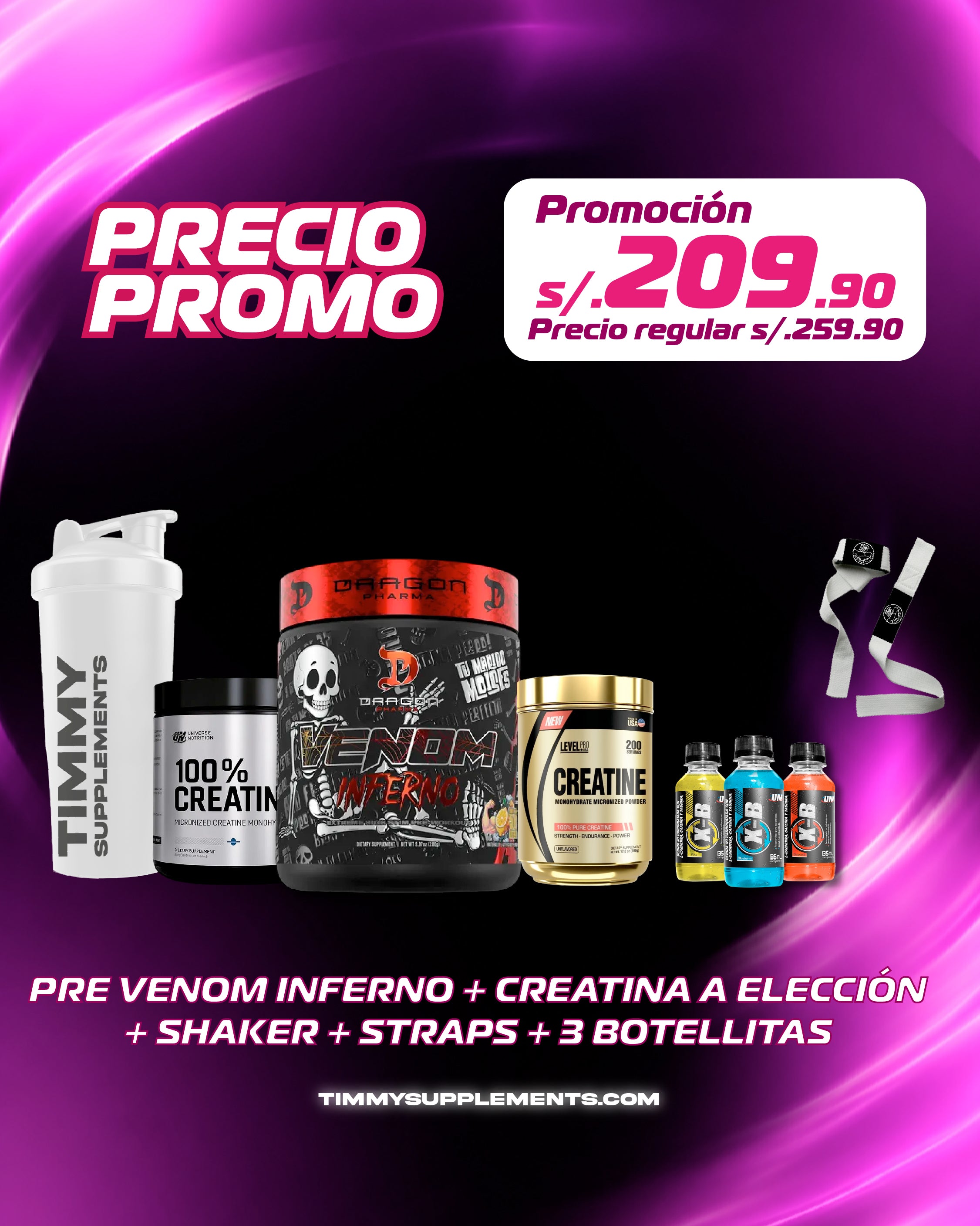 VENOM INFERNO + CREATINA