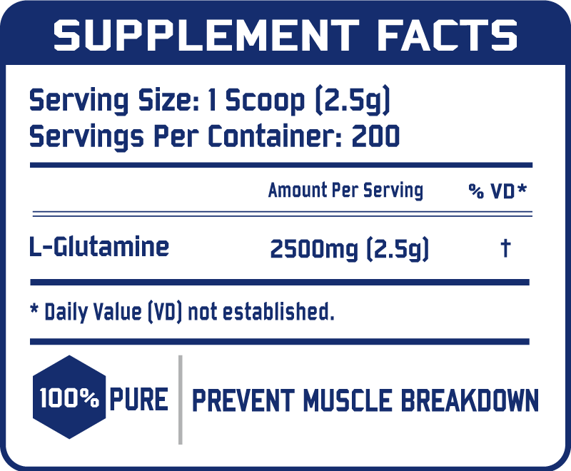 L-Glutamina – Supreme Nutrition