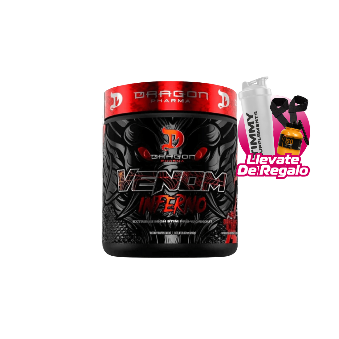 PRE ENTRENO DRAGON PHARMA VENOM INFERNO
