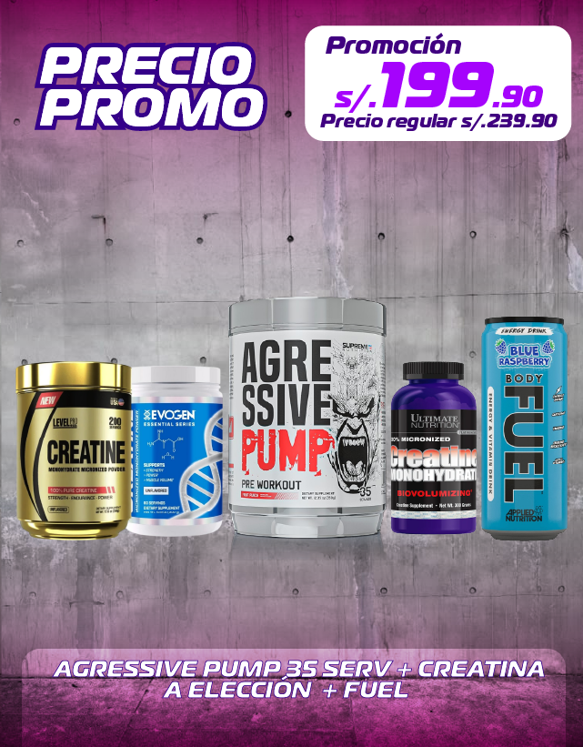 AGRESSIVE PUMP + CREATINA + FUEL