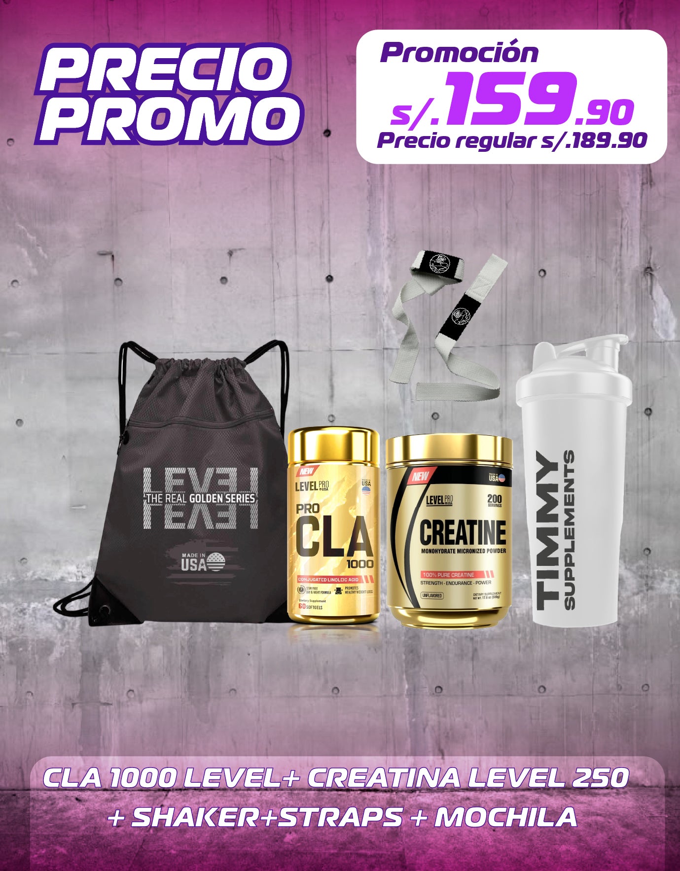 CLA 1000 + CREATINA LEVEL 250GR