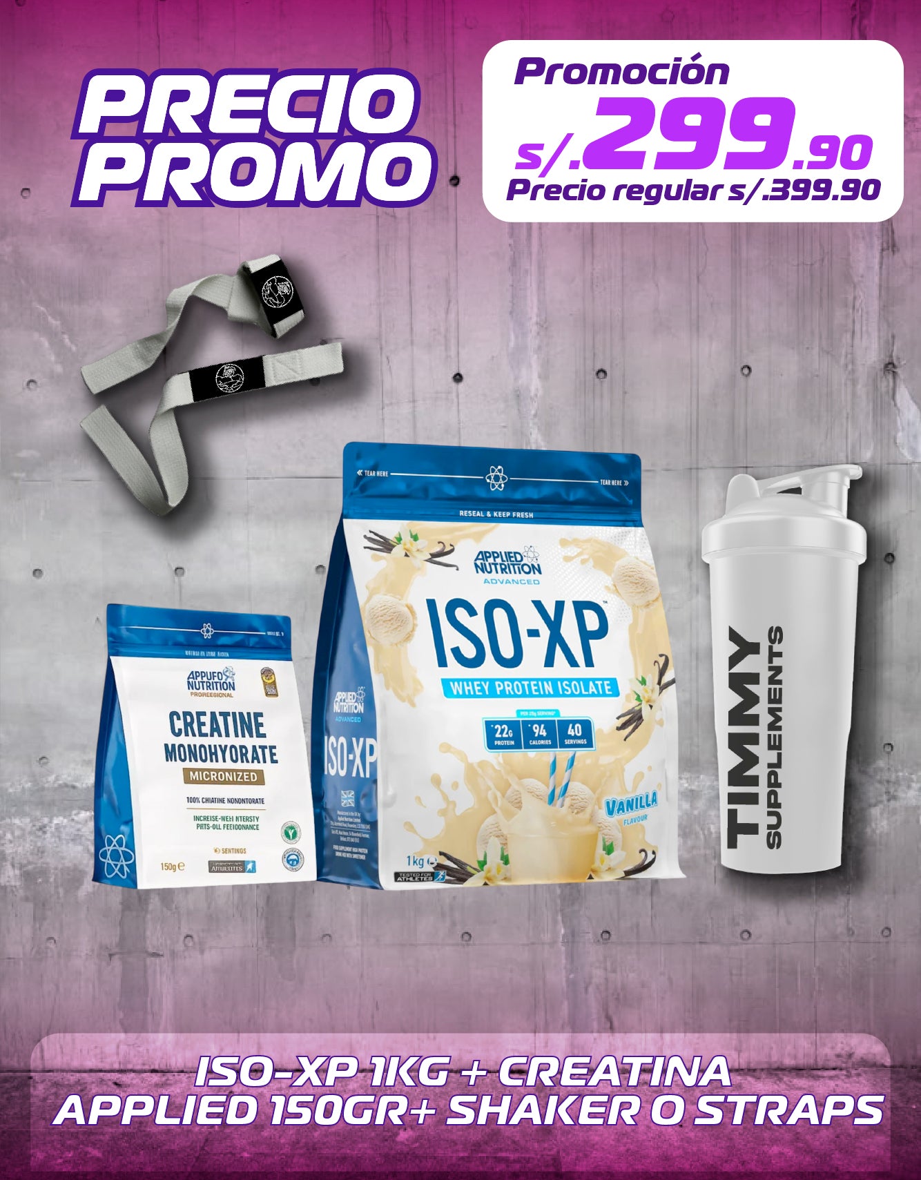 ISO-XP 1KG + CREATINA APPLIED 150GR