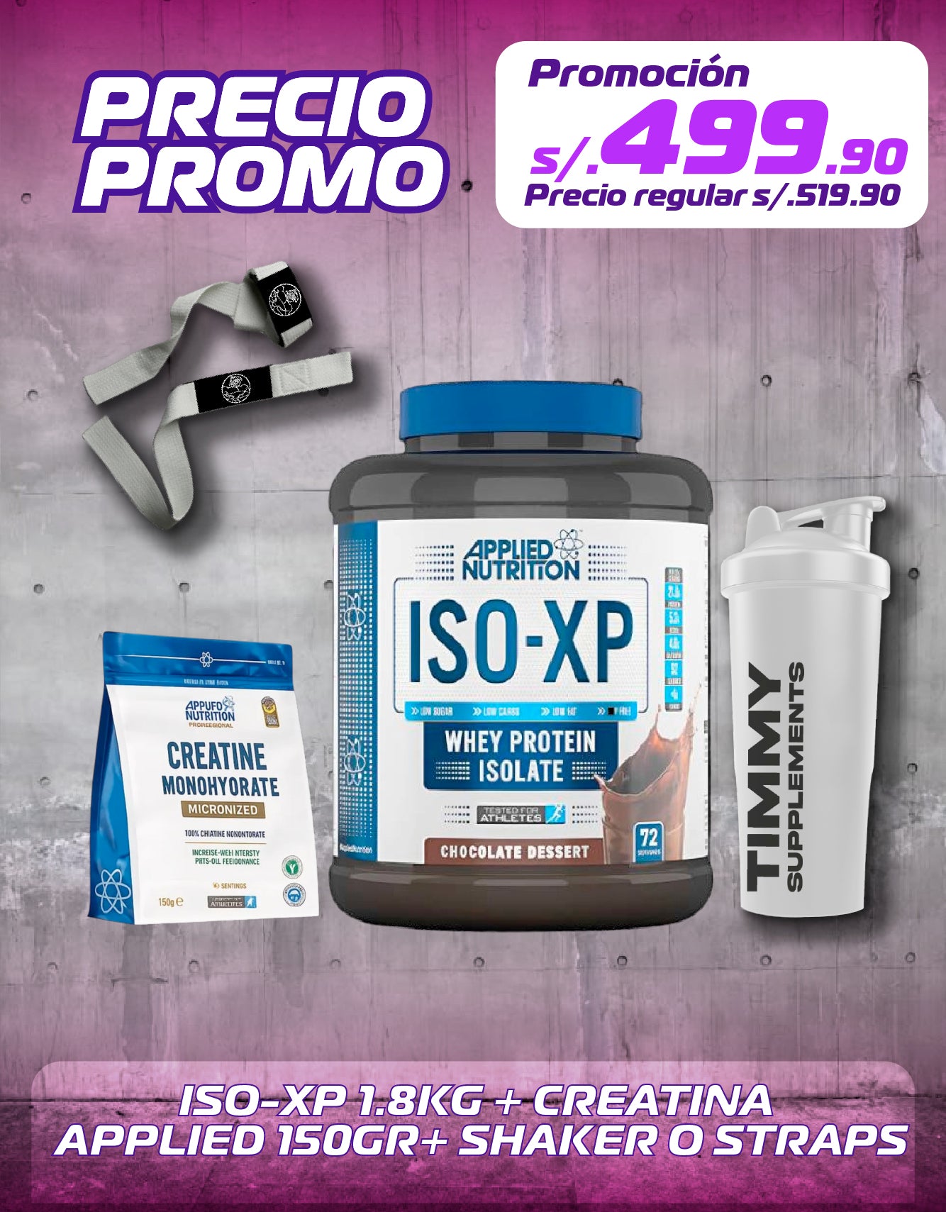 ISO-XP 1.8KG + CREATINA APPLIED 150GR